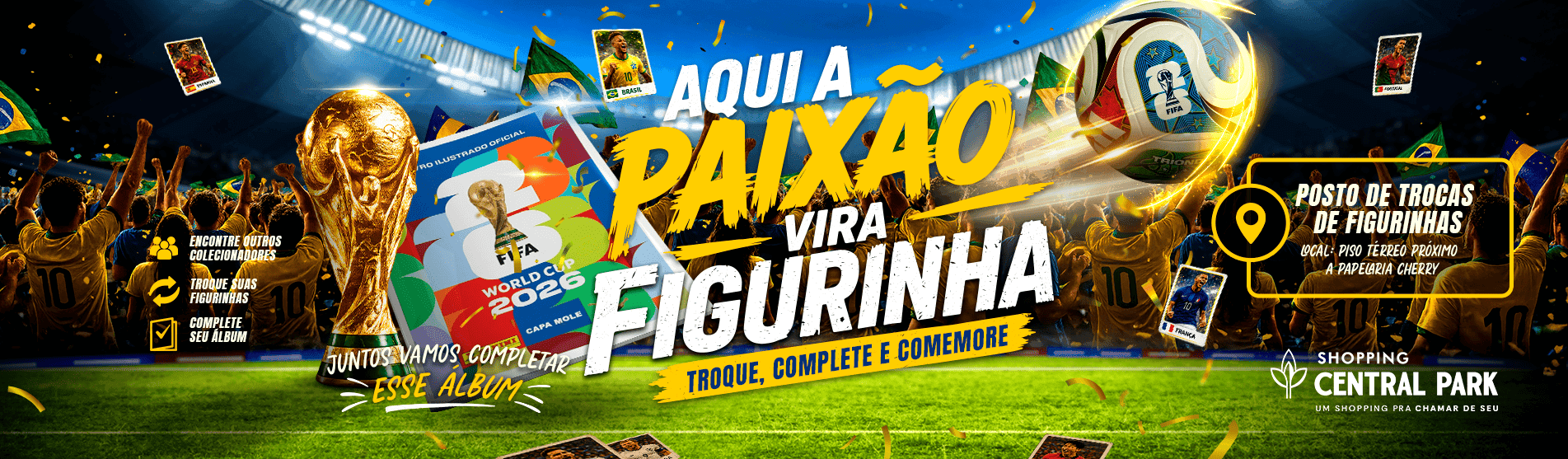Posto de Troca de Figurinhas
