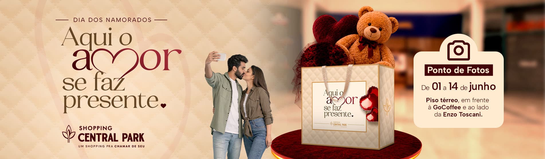 Dia dos Namorados - Aqui o amor se faz presente